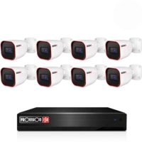 מבצע ענק מבית provision 5mp כולל 8 מצלמות אבטחה Dvr פרוויז׳ן 8 ערוצים עם דחסק קשיח 2 טרה